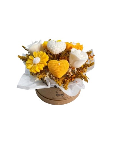 BOUQUET FLORAL EN CERA 