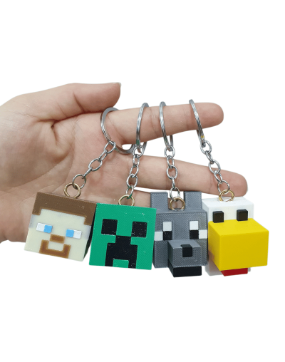 Llaveros de Minecraft