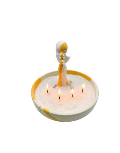 AURENA | Kit de Vela Decorativa Reutilizable