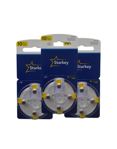 12 PILAS AUDITIVAS N 1O MARCA STARKEY