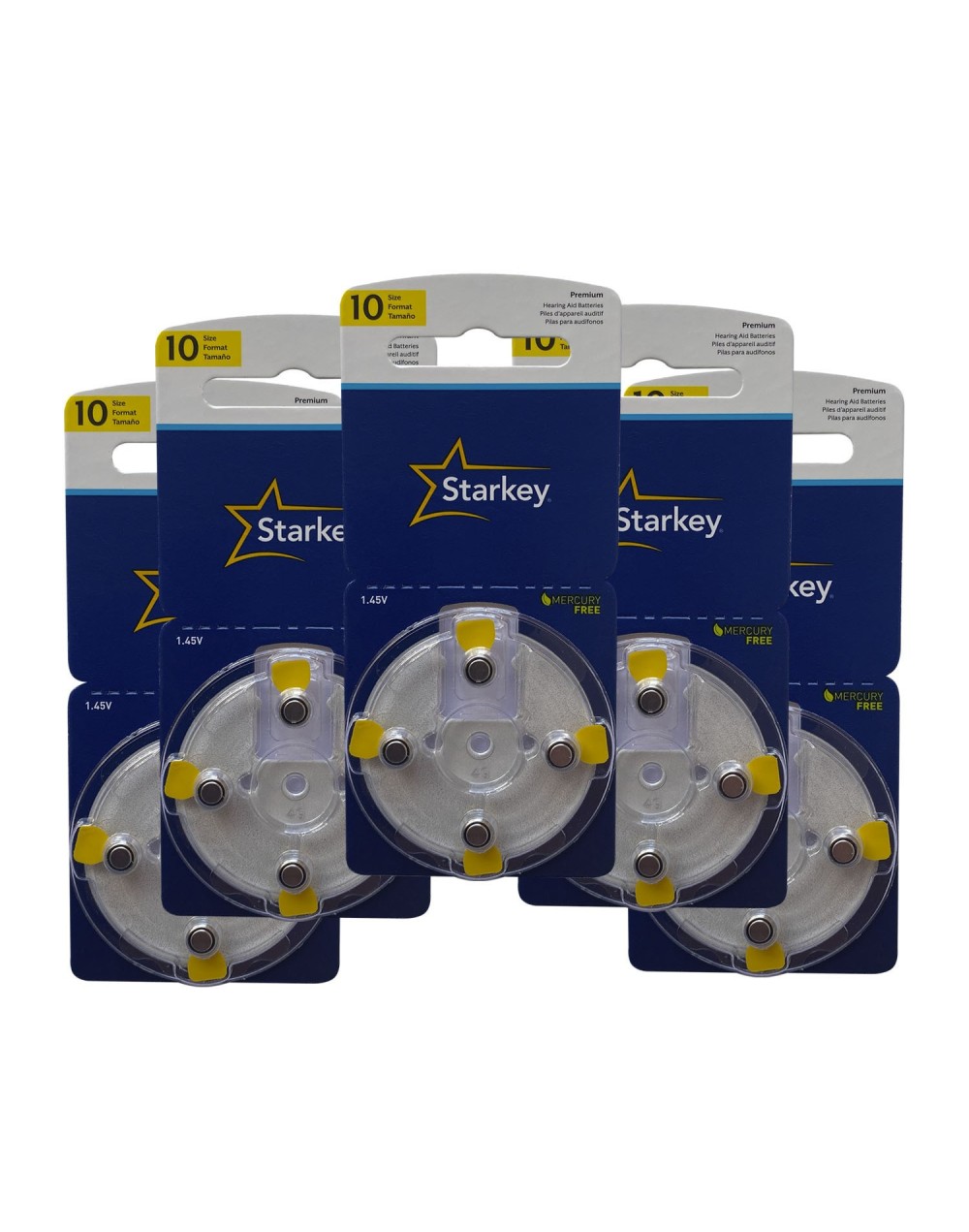 20 PILAS AUDITIVAS N 10 MARCA STARKEY