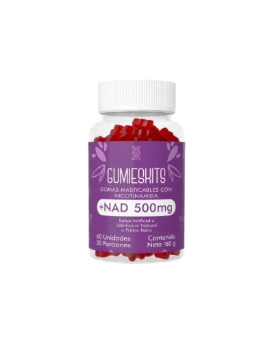 Gumieskits Nicotinamida + NAD 500 mg