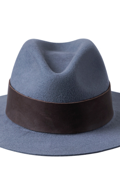 Sombrero Gray and brown felt hat