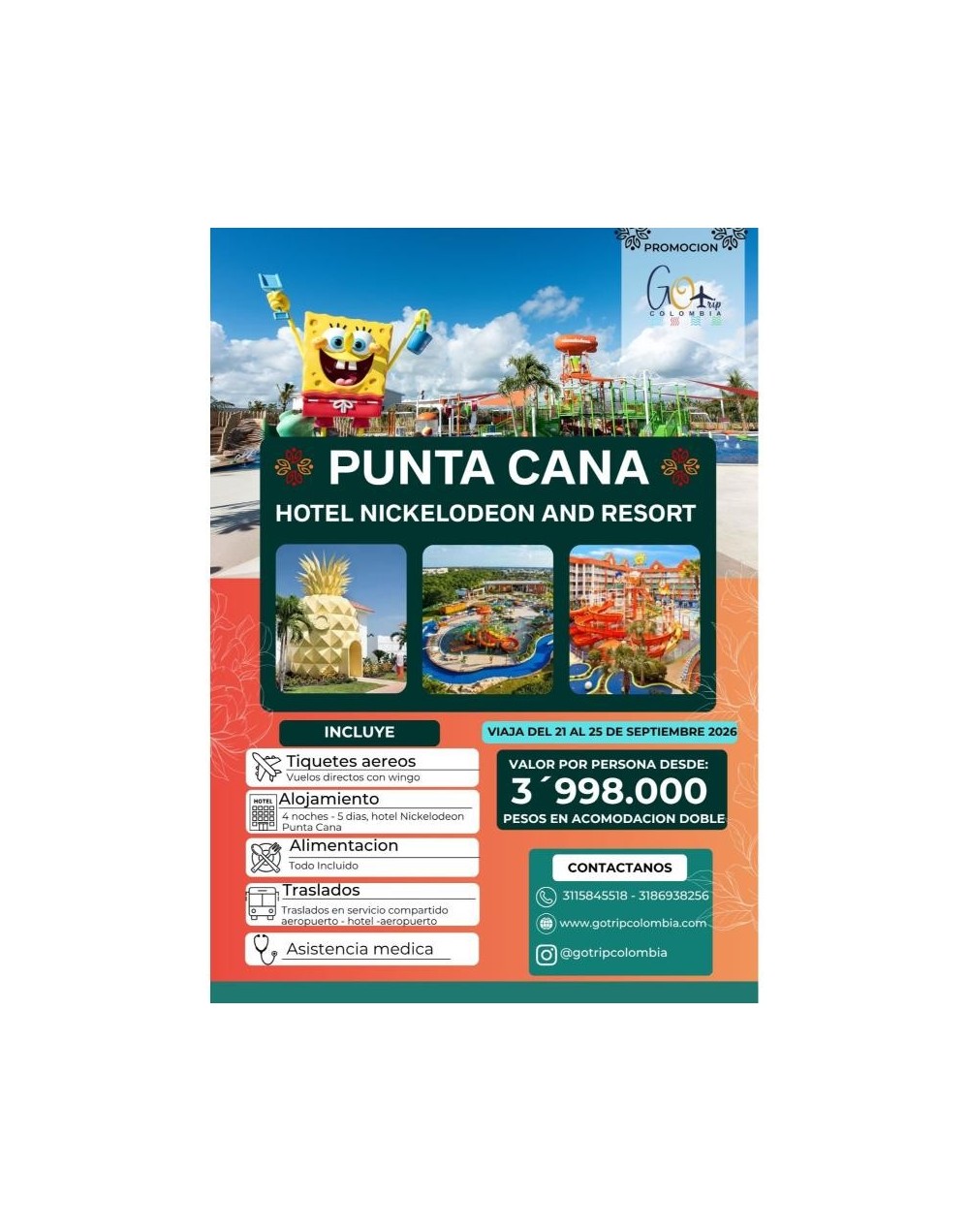 Punta cana para niños