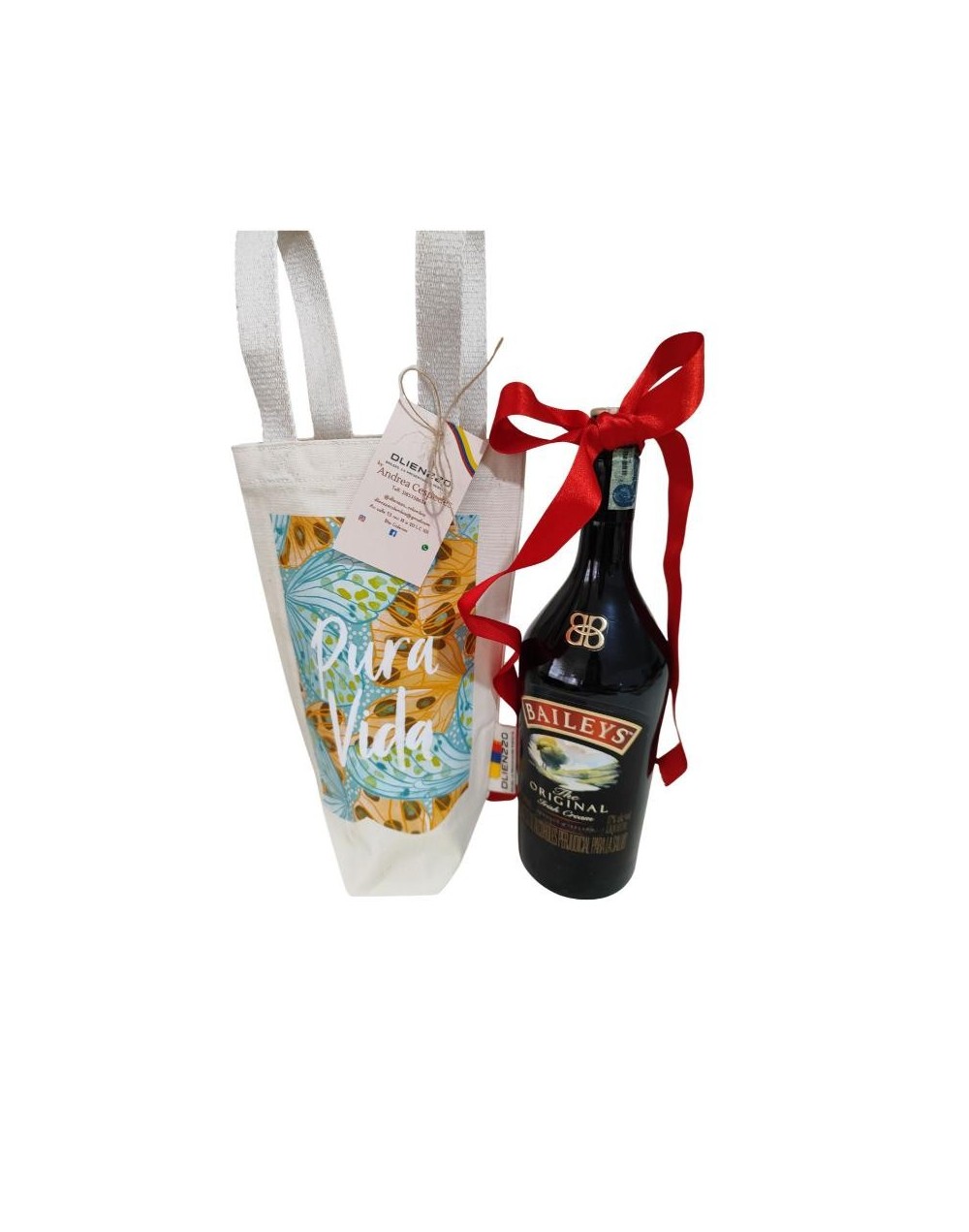 Bolsa para botellas licor, agua o cafe
