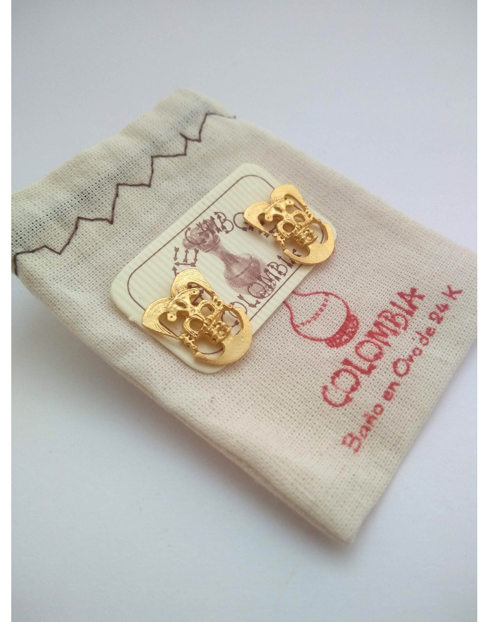 Arete Topo hombre pájaro cauca