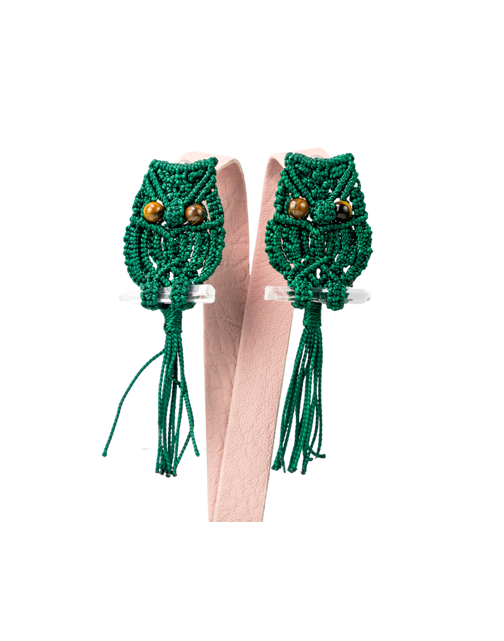 Aretes Búho Verde Vitalidad
