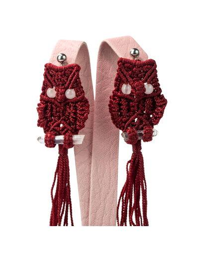 Aretes Búho Ocaso de Rosas