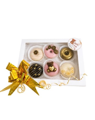 Caja de 6 Mini Donas Personalizadas