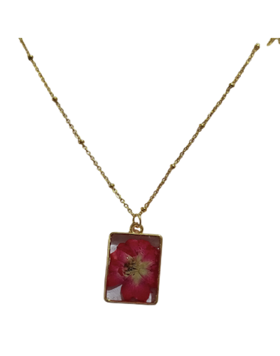 Cadena flor Malva