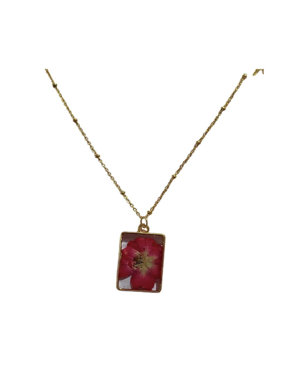 Cadena flor Malva