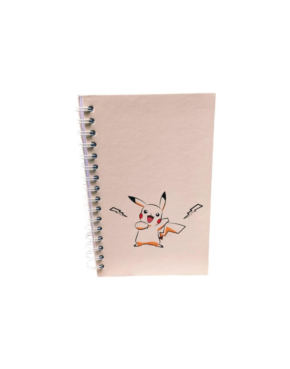 Cuaderno Argollado Pikachu  Hoja Blanca