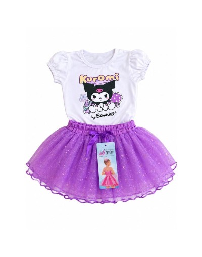 Conjunto Infantil  con Falda Tutú 
