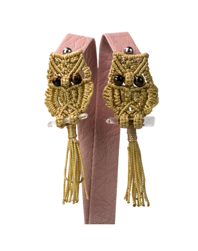 Aretes Búho Arena Solar