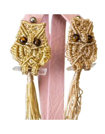 Aretes Búho Arena Solar