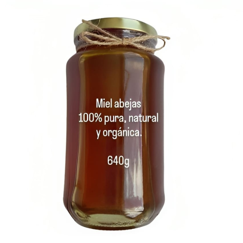 Miel de abejas orgánica, pura y natural, presentaciones de 320g, 640g y 1.000g