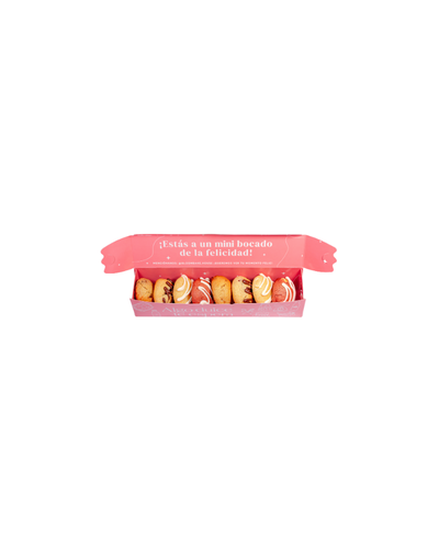 Caja x8 MiniCookies Rellenas Estilo New York 