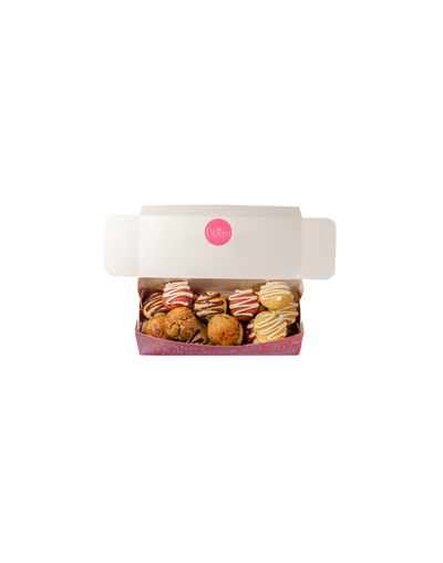 Caja x24 MiniCookies Rellenas Estilo New York 