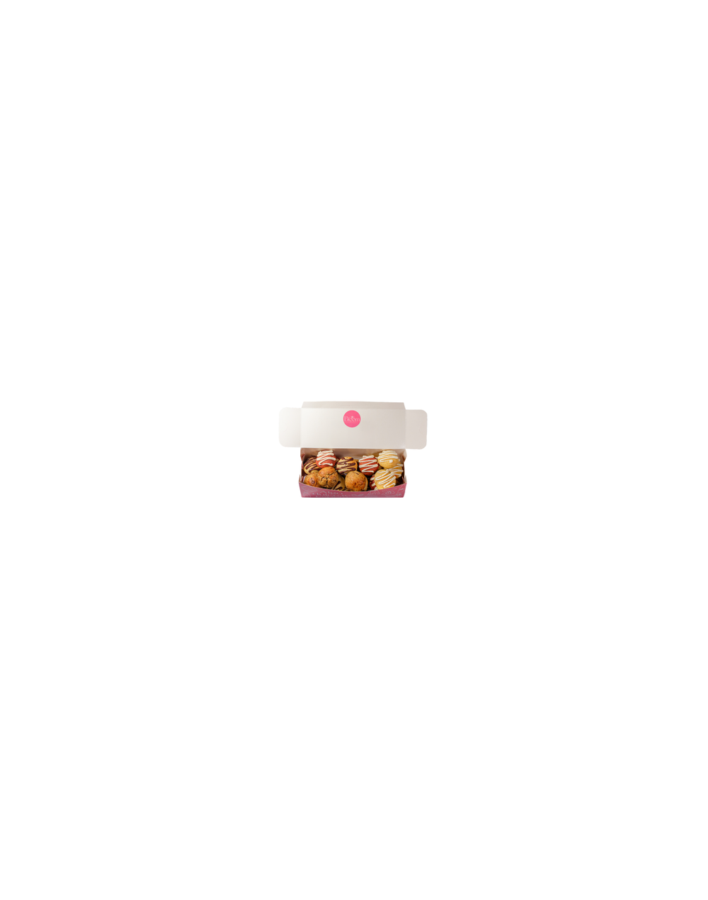 Caja x24 MiniCookies Rellenas Estilo New York 