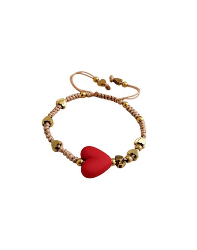 Pulsera Corazón Rojo 