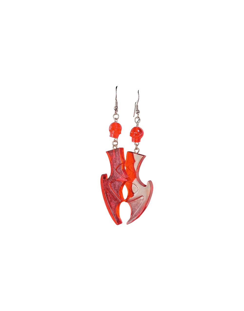Aretes Alas en Resina Dark