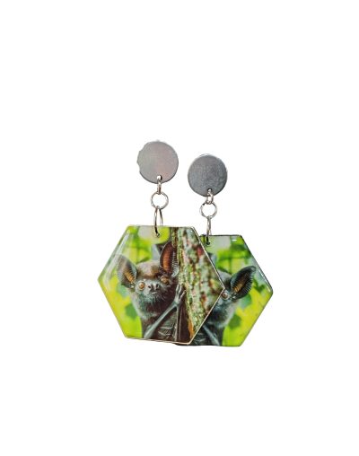 Aretes Personalizables Madera reciclada