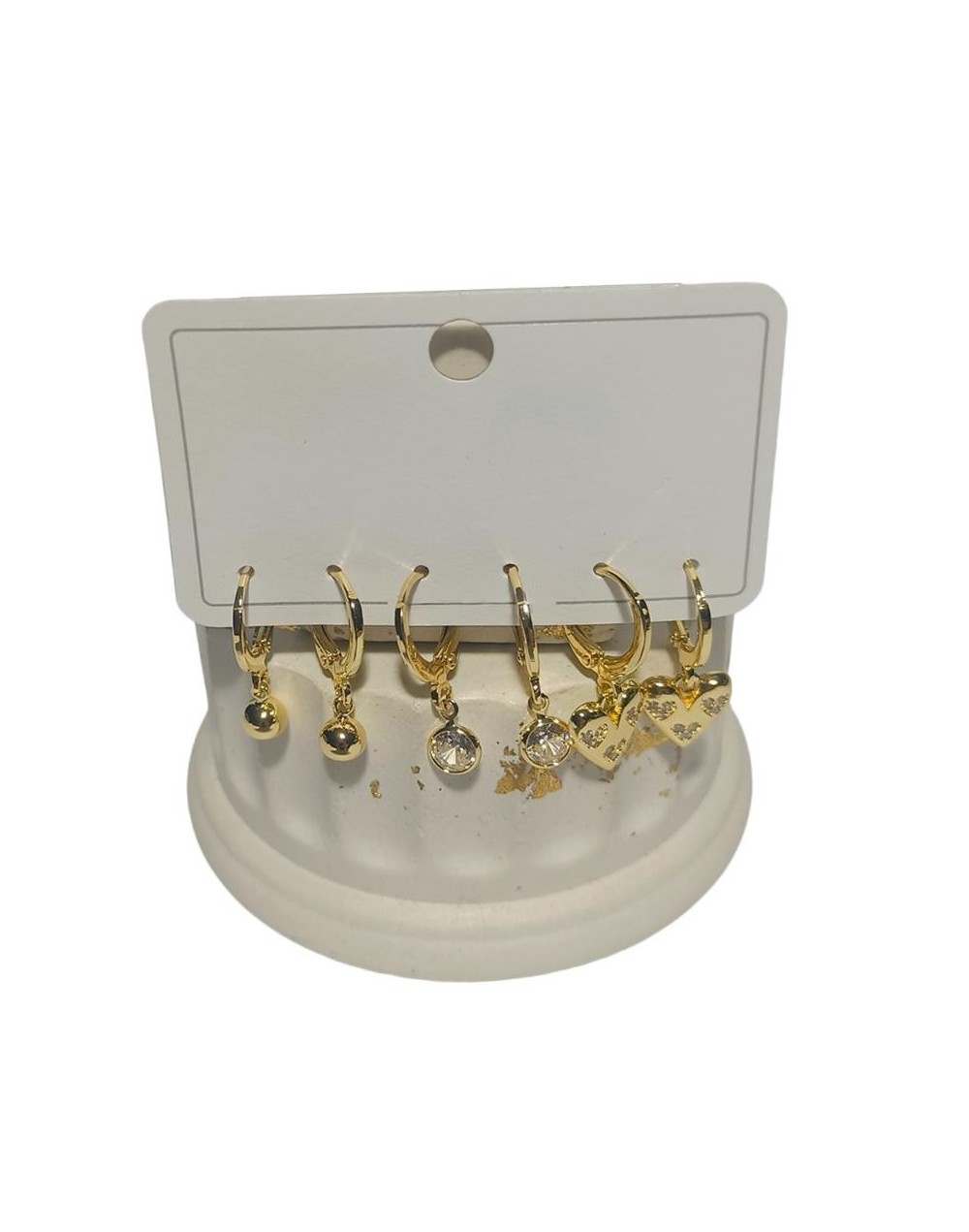 Tríos de aretes candongas