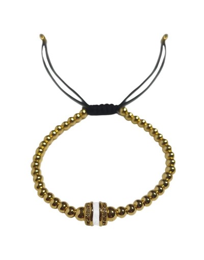 Pulsera rodinada con circones