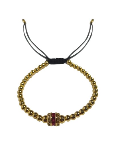 Pulsera rodinada con circones