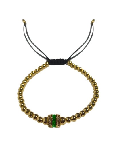 Pulsera rodinada con circones