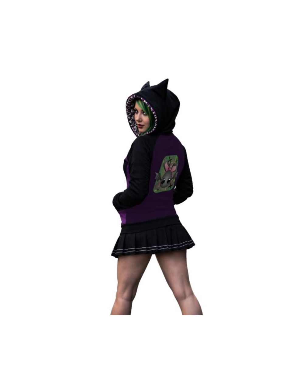 HOODIE MUJER  MURCIELAGO