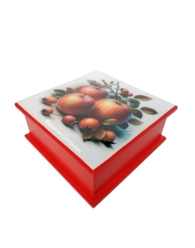 Servilletero tres manzanas