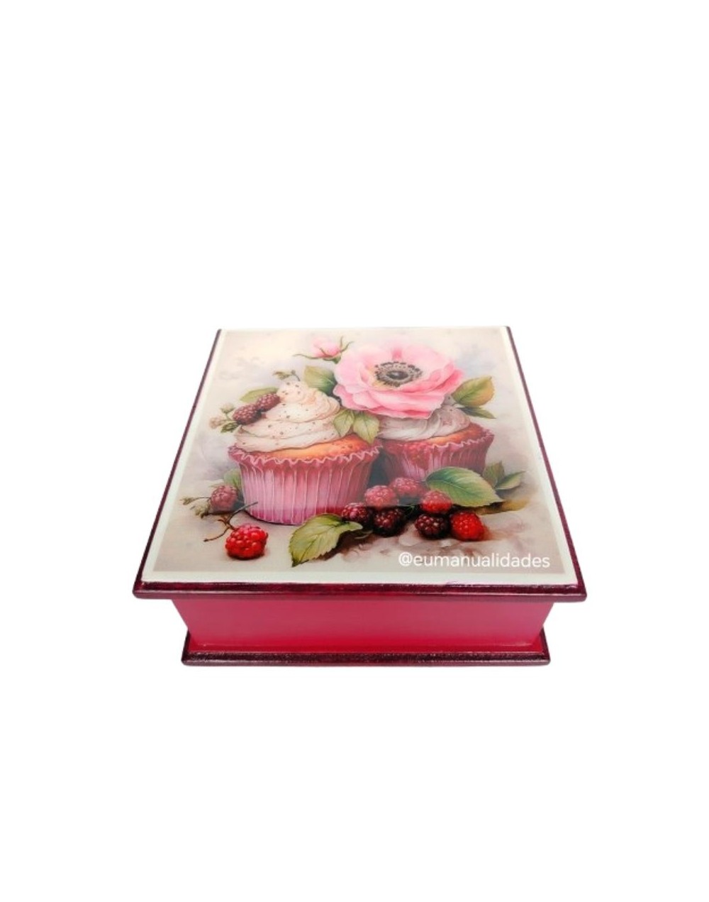 Servilletero cupcakes frutos rojos