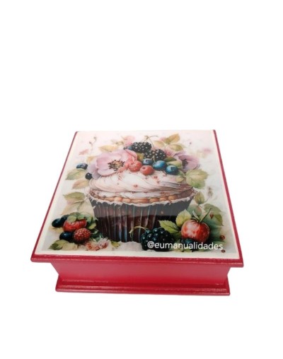 Servilletero cupcake blueberry
