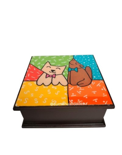 Servilletero gato y perro britto