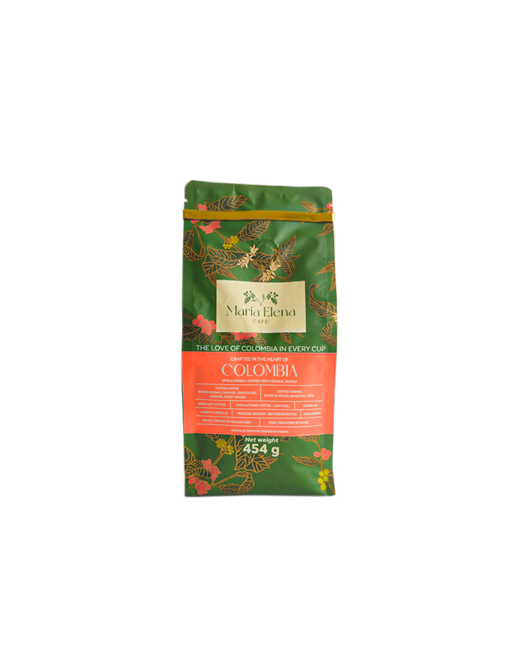 Café de especialidad Mongua, Boyacá · 454 g - GRANO