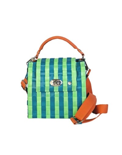 Bolso Monserrate Rayas Bangladesh (Pieza Única)