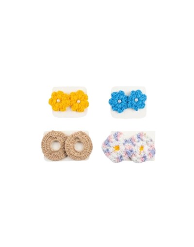 ARETES  TEJIDOS EN TENDENCIA 