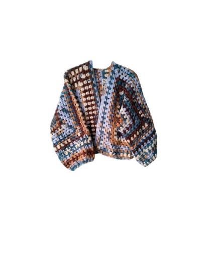 CHAQUETA TEJIDA GRANNY BOHO