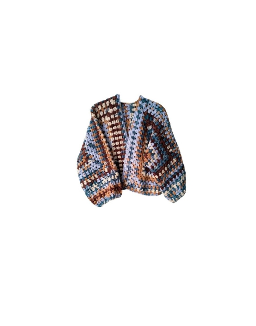 CHAQUETA TEJIDA GRANNY BOHO