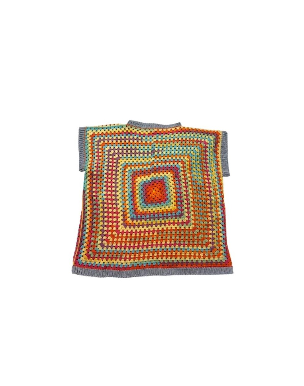 SUETER TEJIDO GRANNY ARCOIRIS