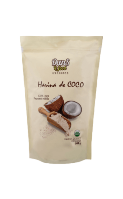 Harina de coco organica dans le food x 500 grs