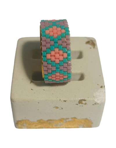 Anillos en Miyuki con base
