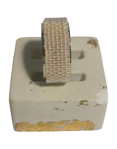 Anillos en Miyuki con base