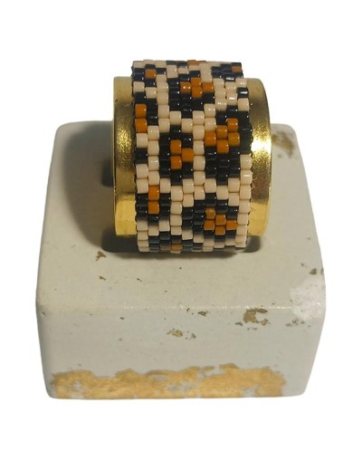Anillos en Miyuki con base
