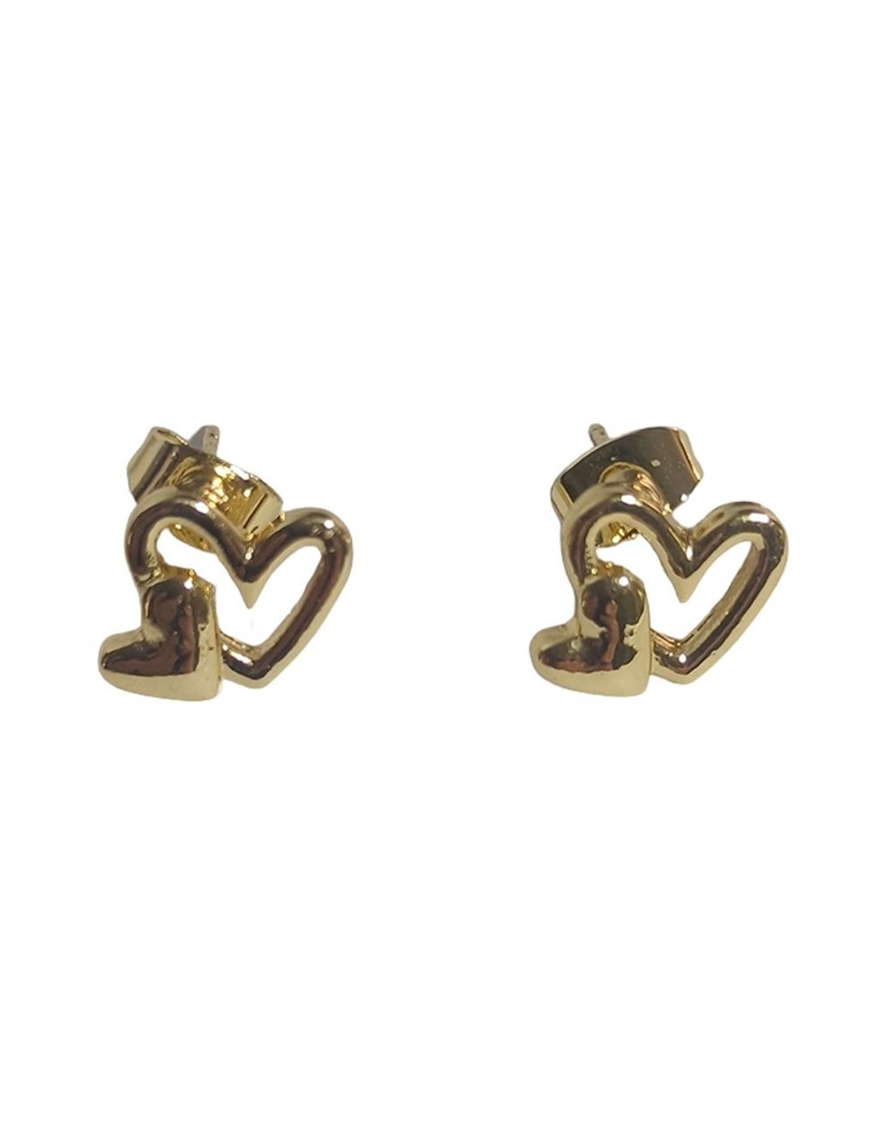 Aretes topitos en rodio