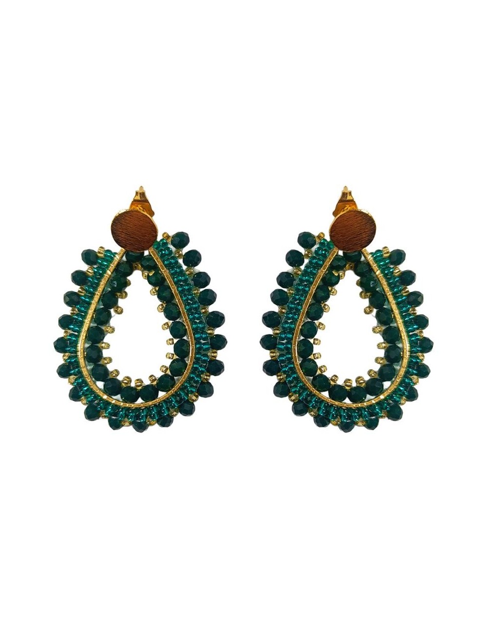 Aretes artesanales Gotas