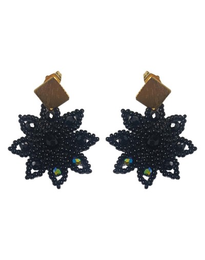 Aretes artesanales Flor