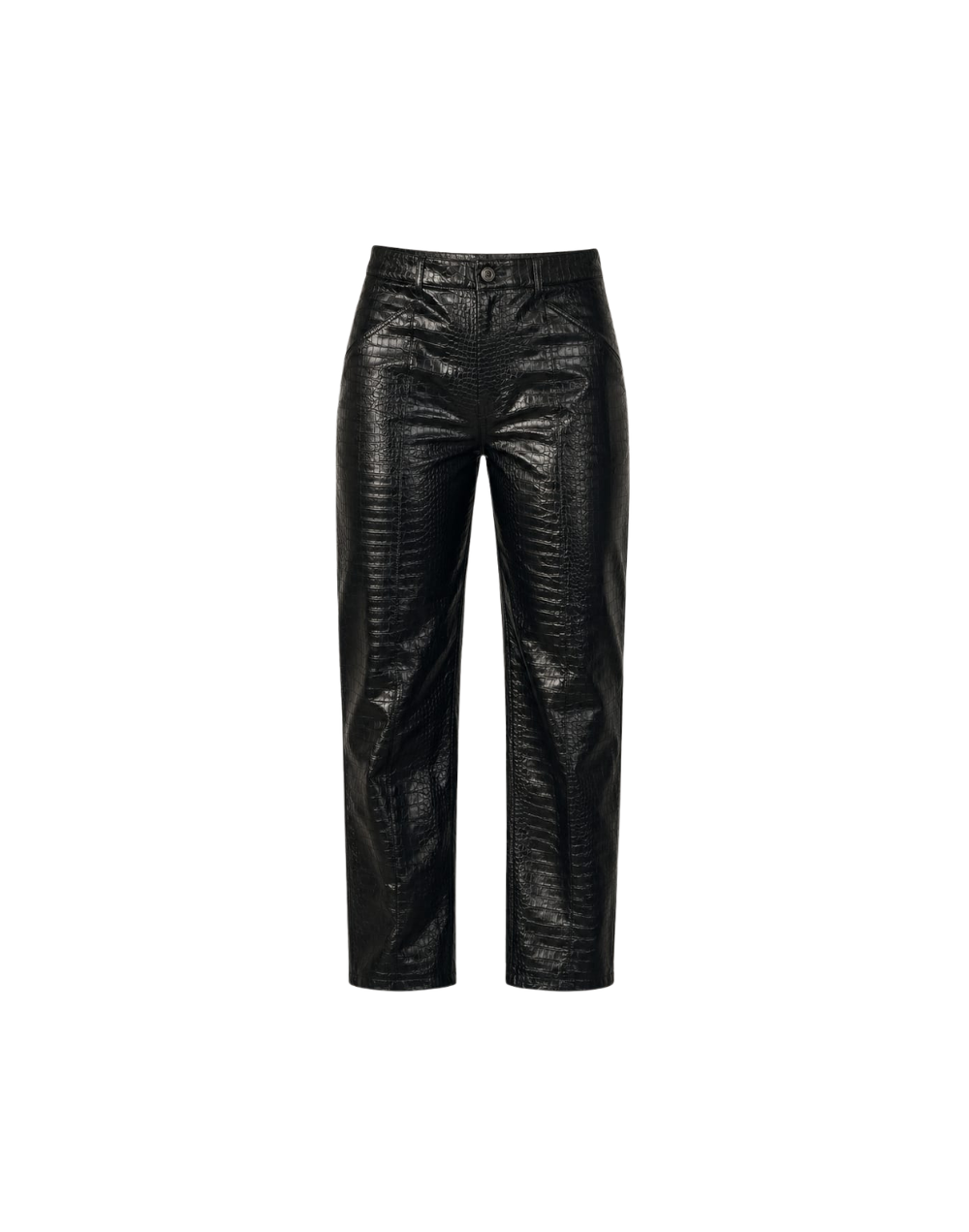 Pantalon:  Cuerina serpiente ancho
