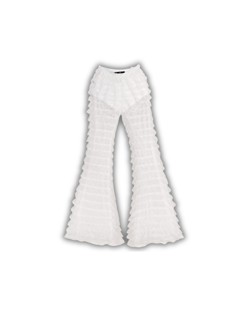 Pantalon Blanco boleros transparente